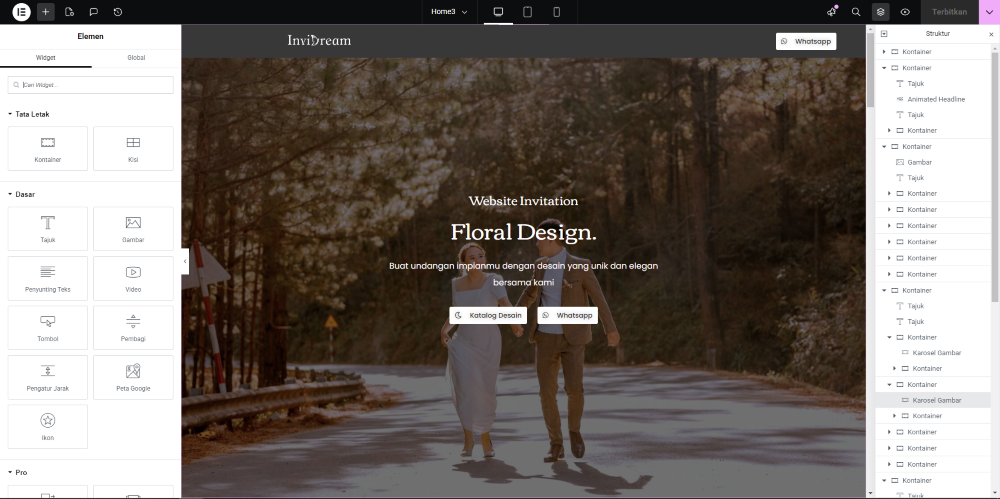 Invidream Landing Page